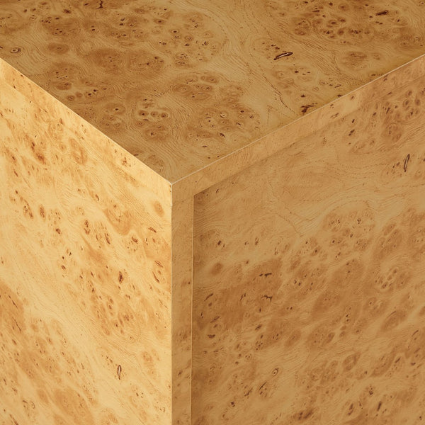 Modway Furniture Hudson 60" Contemporary Burl Wood Sideboard - Stylish Storage Solution with Soft-Close Doors EEI-6860-BUR