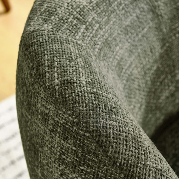 Modway Furniture Vesta Swivel Chair - Elegant Chenille Upholstered Barrel Design with 360° Movement and Comfort Basil EEI-6863-BAS