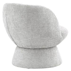 Modway Furniture Vesta Swivel Chair - Elegant Chenille Upholstered Barrel Design with 360° Movement and Comfort Dove Gray EEI-6863-DOV