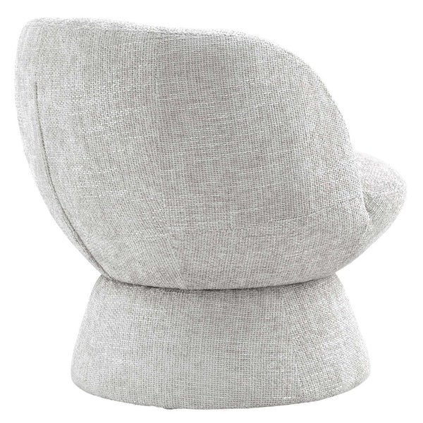 Modway Furniture Vesta Swivel Chair - Elegant Chenille Upholstered Barrel Design with 360° Movement and Comfort Dove Gray EEI-6863-DOV
