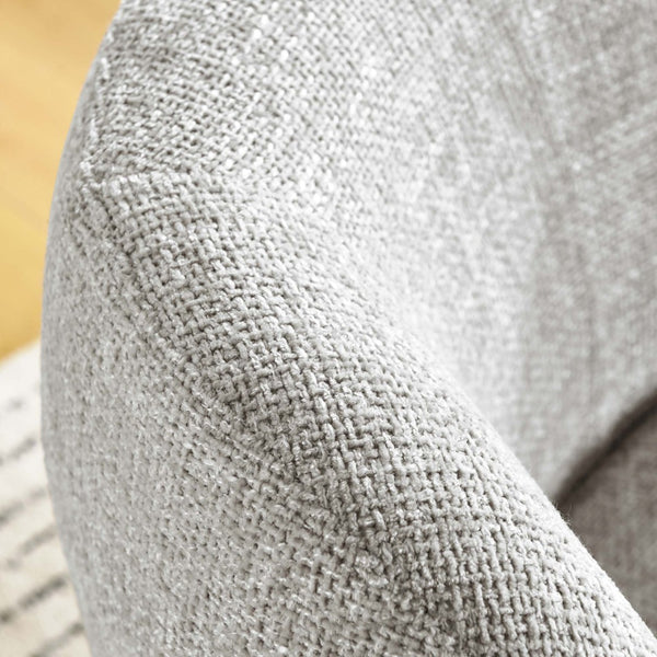 Modway Furniture Vesta Swivel Chair - Elegant Chenille Upholstered Barrel Design with 360° Movement and Comfort Dove Gray EEI-6863-DOV