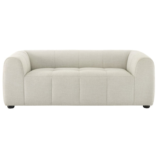 Modway Furniture Liana Upholstered Fabric Loveseat - Chic Retro-Modern Design with Deep Seating for Ultimate Comfort Linen EEI-6867-LIN