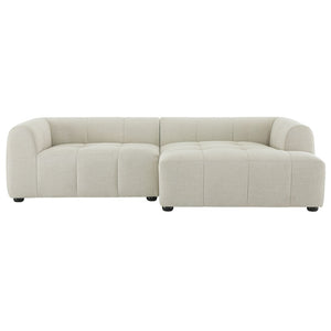 Modway Furniture Liana Modular Sofa - Right-Facing Upholstered Sectional with Chaise for Modern Living Spaces Linen EEI-6869-LIN