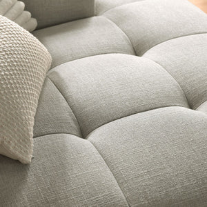 Modway Furniture Liana Modular Sofa - Right-Facing Upholstered Sectional with Chaise for Modern Living Spaces Linen EEI-6869-LIN