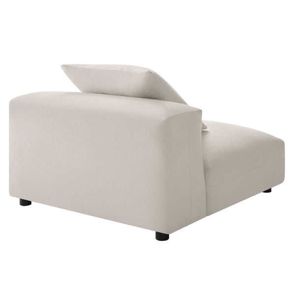 Modway Furniture Solace Modular Upholstered Armless Lounge Chair - Transform Your Space with Comfort & Style Salt EEI-6885-SAL