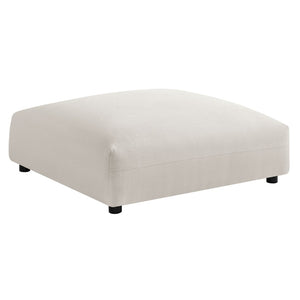 Modway Furniture Solace Modular Upholstered Ottoman - Versatile Comfort for Stylish Living Spaces and Flexible Use Salt EEI-6889-SAL