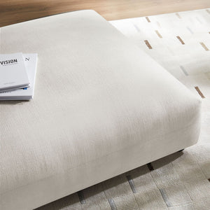 Modway Furniture Solace Modular Upholstered Ottoman - Versatile Comfort for Stylish Living Spaces and Flexible Use Salt EEI-6889-SAL