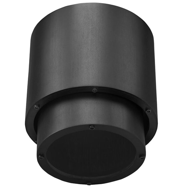 Modway Furniture Amani Round Nesting Coffee Tables Set - Modern Design for Versatile Living Room Use and Style Black EEI-6893-BLK