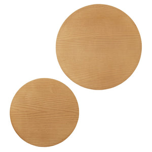 Modway Furniture Amani Round Nesting Coffee Tables Set - Modern Design for Versatile Living Room Use and Style Natural EEI-6893-NAT