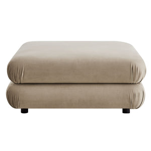 Modway Furniture Jubilee Modway Four Piece Velvet Sectional with Tufted Cushions for Modern Living Taupe EEI-7004-TAU