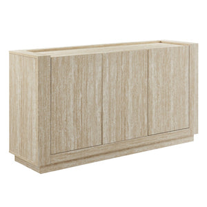 Modway Furniture Hollis 59" Travertine Sideboard - Versatile Storage Buffet or TV Console with Adjustable Shelves EEI-6906-TRA
