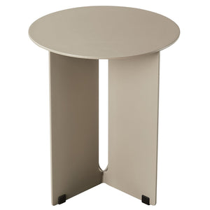 Modway Furniture Tecton Outdoor Patio Aluminum Side Table – Modern Minimalist Design for Stylish Outdoor Spaces Khaki EEI-6946-KHA