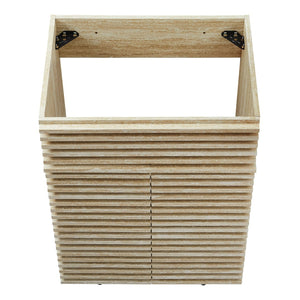 Modway Furniture Render 24" Faux Travertine Bathroom Vanity Cabinet - Stylish Storage for Small Spaces & Customization EEI-6967-TRA