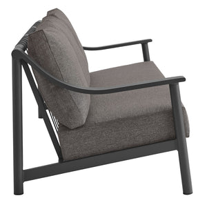 Modway Furniture Terrace 4-Piece Outdoor Aluminum Patio Furniture Set with Cushions - Modern, Durable & Stylish EEI-7061-CAR-GPH