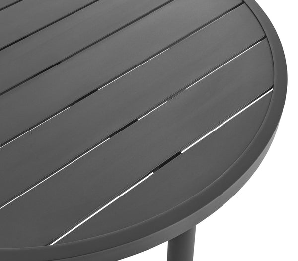 Modway Furniture Terrace 35" Round Outdoor Coffee Table - Durable Aluminum, Weather-Resistant, Modern Design for Patios EEI-6978-GPH