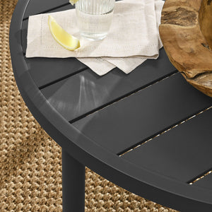 Modway Furniture Terrace 35" Round Outdoor Coffee Table - Durable Aluminum, Weather-Resistant, Modern Design for Patios EEI-6978-GPH