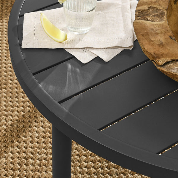 Modway Furniture Terrace 35" Round Outdoor Coffee Table - Durable Aluminum, Weather-Resistant, Modern Design for Patios EEI-6978-GPH