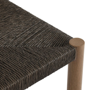 Modway Furniture Parkland Outdoor Patio Rattan & Aluminum Counter Stools Set of 2 - Durable, Stylish & Ready to Use Walnut EEI-6983-WAL