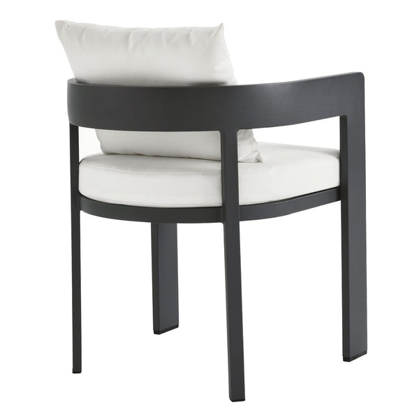 Modway Furniture Tahoe 5-Piece Outdoor Aluminum Dining Set - Stylish, Durable, Weather-Resistant for Everyday Use Gray White EEI-7060-GRY-WHI-SET