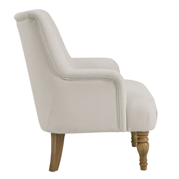 Modway Furniture Ellington Fabric Upholstered Accent Armchair – Classic Comfort with Timeless Elegance for Any Space Salt EEI-7057-SAL