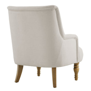 Modway Furniture Ellington Fabric Upholstered Accent Armchair – Classic Comfort with Timeless Elegance for Any Space Salt EEI-7057-SAL