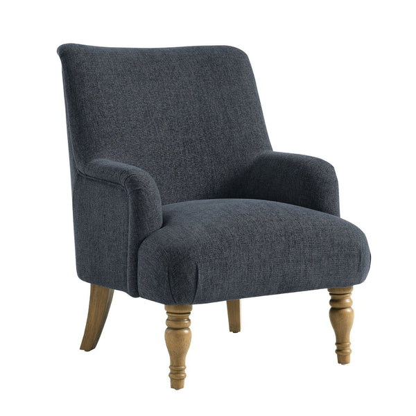 Modway Furniture Ellington Fabric Upholstered Accent Armchair – Classic Comfort with Timeless Elegance for Any Space Slate Blue EEI-7057-SLB
