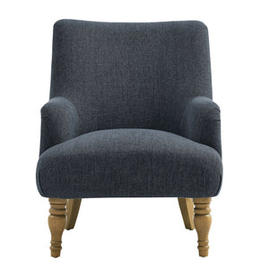 Modway Furniture Ellington Fabric Upholstered Accent Armchair – Classic Comfort with Timeless Elegance for Any Space Slate Blue EEI-7057-SLB