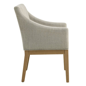 Modway Furniture Alton Fabric Upholstered Dining Armchair – Modern Comfort for Dining Rooms & Living Spaces Linen Natural EEI-7058-LIN-NAT