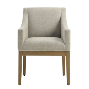 Modway Furniture Alton Fabric Upholstered Dining Armchair – Modern Comfort for Dining Rooms & Living Spaces Linen Natural EEI-7058-LIN-NAT