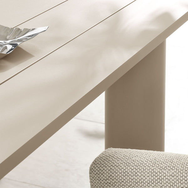 Modway Furniture Nautica 7-Piece Aluminum Patio Dining Set with Rectangular Table and Ergonomic Chairs for Outdoor Comfort Ivory Taupe EEI-7062-IVO-TAU