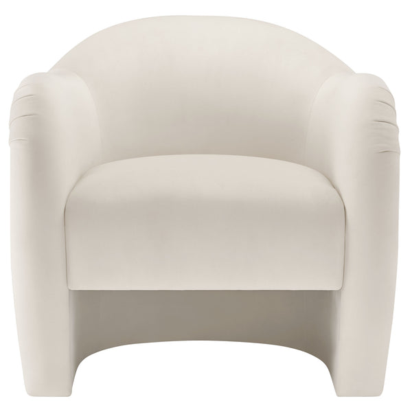 Modway Furniture Compose Elegant Performance Velvet Accent Chair – Stylish Barrel Design For Ultimate Comfort & Luxury White  Eei-7074-ala