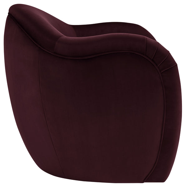 Modway Furniture Compose Elegant Performance Velvet Accent Chair – Stylish Barrel Design For Ultimate Comfort & Luxury Purple  Eei-7074-mul