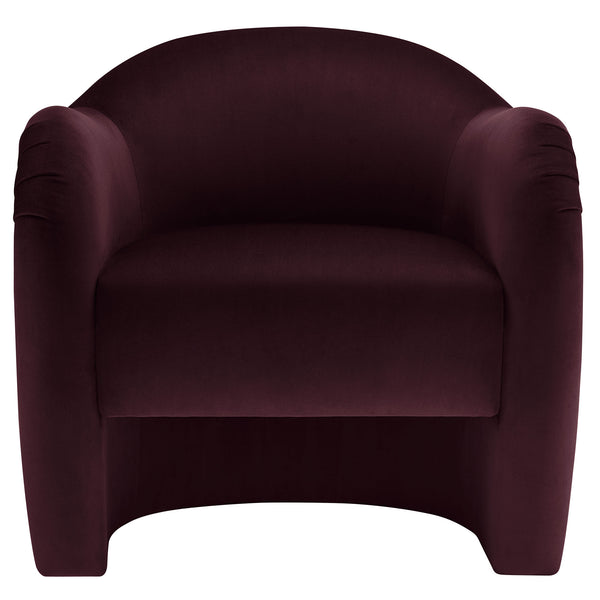 Modway Furniture Compose Elegant Performance Velvet Accent Chair – Stylish Barrel Design For Ultimate Comfort & Luxury Purple  Eei-7074-mul