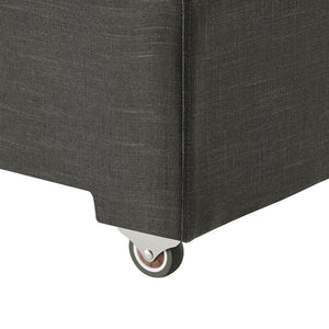 Modway Furniture Commix Down-Filled Overstuffed Sleeper Sofa - Luxurious Comfort with Modern Design and No Assembly Needed Gray EEI-7080-GRY