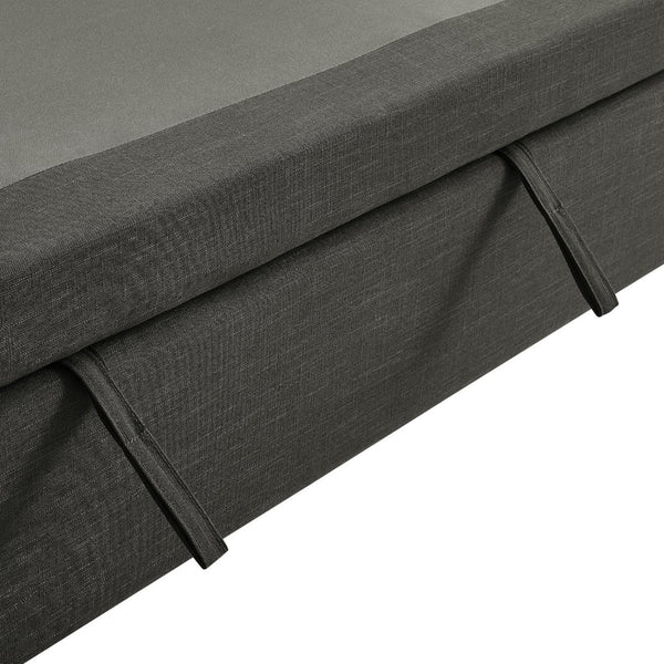 Modway Furniture Commix Down-Filled Overstuffed Sleeper Sofa - Luxurious Comfort with Modern Design and No Assembly Needed Gray EEI-7080-GRY