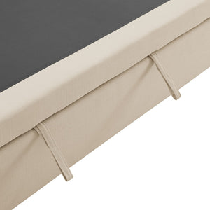 Modway Furniture Commix Down-Filled Overstuffed Sleeper Sofa - Luxurious Comfort with Modern Design and No Assembly Needed Light Beige EEI-7080-LBG