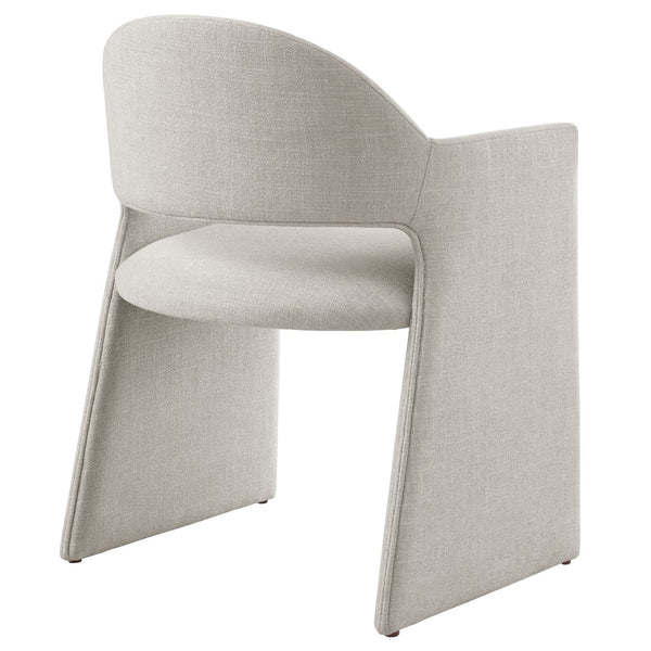 Modway Furniture Talia Upholstered Dining Armchair: Modern Design, Ergonomic Comfort, and Versatile Style for Any Space Linen EEI-7082-LIN