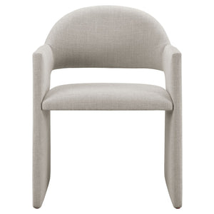Modway Furniture Talia Upholstered Dining Armchair: Modern Design, Ergonomic Comfort, and Versatile Style for Any Space Linen EEI-7082-LIN