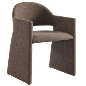 Modway Furniture Talia Upholstered Dining Armchair: Modern Design, Ergonomic Comfort, and Versatile Style for Any Space Mocha EEI-7082-MOC