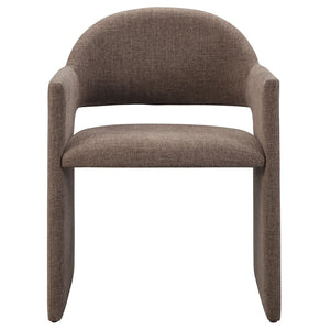 Modway Furniture Talia Upholstered Dining Armchair: Modern Design, Ergonomic Comfort, and Versatile Style for Any Space Mocha EEI-7082-MOC