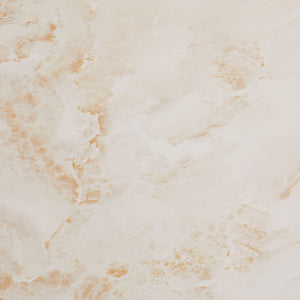 Modway Furniture Alora Indoor-Outdoor Concrete Round Coffee Table - Modern Minimalist Design for Stylish Living Spaces Honey Onyx EEI-7091-HYX