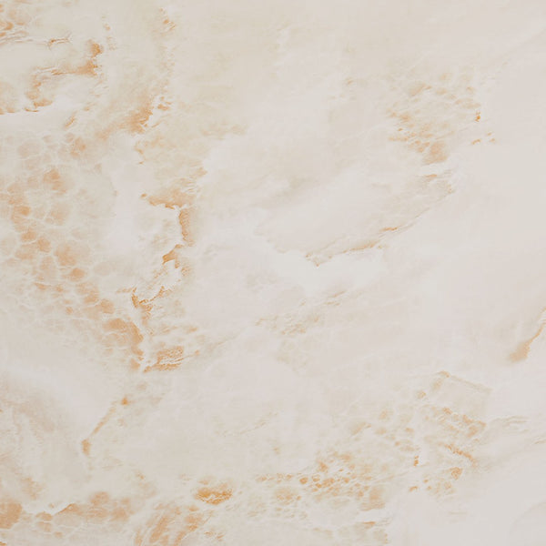 Modway Furniture Alora Indoor-Outdoor Concrete Round Coffee Table - Modern Minimalist Design for Stylish Living Spaces Honey Onyx EEI-7091-HYX