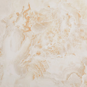 Modway Furniture Alora Indoor-Outdoor Concrete Round Coffee Table - Modern Minimalist Design for Stylish Living Spaces Honey Onyx EEI-7091-HYX