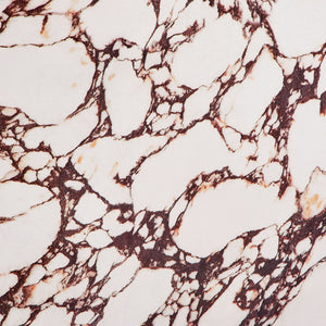 Modway Furniture Valen Square Indoor-Outdoor Concrete Side Table - Stylish Arched Design for Home and Patio Use Red Marble EEI-7098-RED