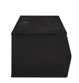 Modway Furniture Vaughn 64" Wall-Mounted TV Stand - Minimalist Floating Cabinet with Smart Storage & Cable Management Black EEI-7164-BLK