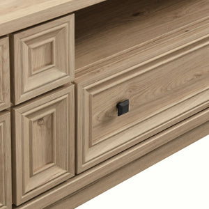 Modway Furniture Samos 59" TV Stand - Retro-Inspired Mid-Century Modern Storage Solution with Geometric Design Light Oak EEI-7182-LOA