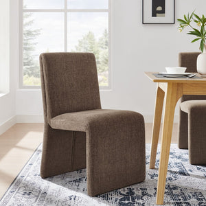 Modway Furniture Emory Fabric Upholstered Side Chair - Modern Elegance, Comfortable Design, Fully Assembled Convenience Mocha EEI-7185-MOC