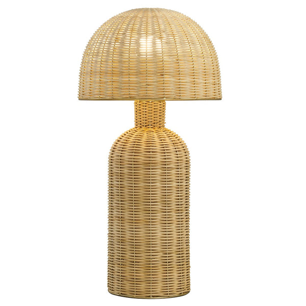 Modway Furniture Briar Rattan Table Lamp - Handwoven Coastal Accent for Bohemian Style, Perfect for Any Room Decor EEI-7191-NAT