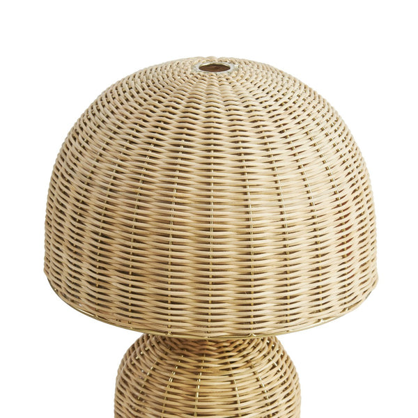Modway Furniture Briar Rattan Table Lamp - Handwoven Coastal Accent for Bohemian Style, Perfect for Any Room Decor EEI-7191-NAT