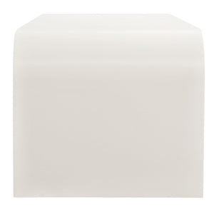 Modway Furniture Waterflute 70" Fluted Sideboard Cabinet - Modern Storage Solution with Adjustable Shelves & Style White Matte EEI-7198-IVO